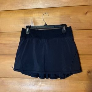 Lululemon Tennis Skirt Ruffled Skirt Black